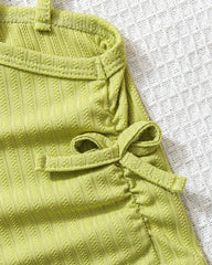 4pc Baby Girl Summer Outfit Set – Multiple Colours Tank Tops