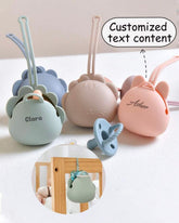 Custom Silicone Pacifier Storage Box – Pacifier Holder with Strap (Portable & Anti-Loss)
