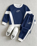 Boys Sports Style Long Sleeve Sweatshirt & Sweatpants