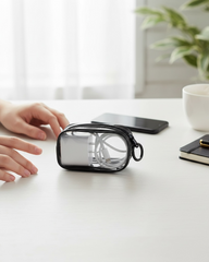 Black Mini Essential Items Pouch - Bag Charm