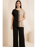 Women Geometric Print Fitted 2pcs Casual Set