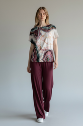 Women's Marble Tie Dye 2 Pieces Matching Set