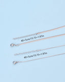 2pcs Silver Faux Pearl Decor Necklace for Women
