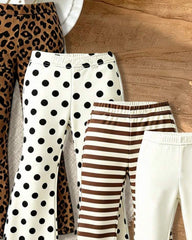 Girls 5-Pack Flare Leg Pants Set