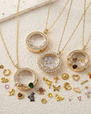 Anti-Tarnish DIY Charm Necklace – 18K Gold Plated (Necklace with ONE charm)