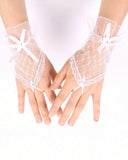 1 Pair Fishnet Gloves for Girls for Events