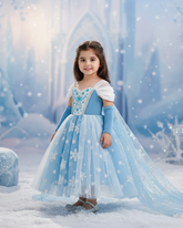 Girls Frozen Elsa Dress