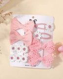 8pcs Cute Bowknot Hair Clips