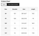 Tween Girls Sleeveless Co-Ord Set – Printed Embroidered Hem Top & Wide-Leg Pants