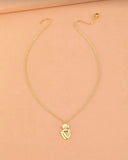 Mom and Baby Engraved Premium Pendant Necklace