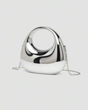 Acrylic Red Crescent Moon Mini Clutch Bags