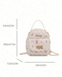 Small Beige Multifunctional Backpack