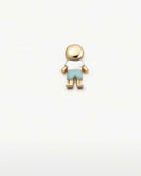 Anti-Tarnish DIY Charm Necklace – 18K Gold Plated (Necklace with ONE charm)