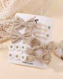 8pcs Cute Bowknot Hair Clips