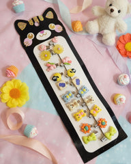 Cute Mini Hair Clips Set (20pcs) – Colorful Charm Snap Clips for Kids & Girls