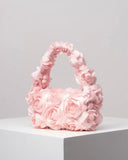 Pink Rose Pattern Elegant Handbag