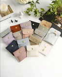 5pc Faux Leather Jewelry Pouches in Multiple Colours