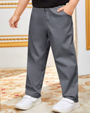 Tween Boys Solid Color Casual Woven Pants