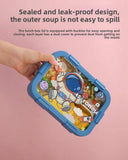 850ml Trio Compartment Stainless Steel Lunch Box