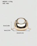 Acrylic Red Crescent Moon Mini Clutch Bags