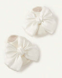 2 Pairs Baby Socks With Bow Decor