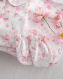 Newborn 4pc White & Pink Floral Starter Set