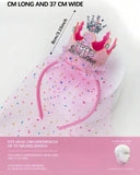 Birthday Headband With Crown and Tassle