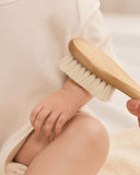 3-Piece Baby Grooming & Care Set – Wooden Wool Brush & Comb