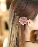 2pcs Girls Premium Rose Hairpins