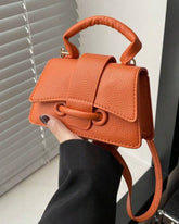 Women’s Orange Textured Lipstick Case Mini Jacquemus Bag