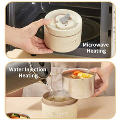600ml Purple Stainless Steel Thermal Insulated Lunch Box