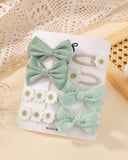 8pcs Cute Bowknot Hair Clips