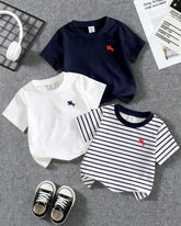 Baby Boys 3-Pack Shirts – Soft Everyday Wear