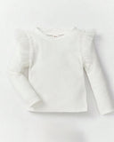 Baby Girl White Casual Shirt