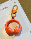 3D Headphone Keychain Bag Charm (10 Colours)