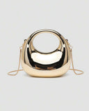 Acrylic Red Crescent Moon Mini Clutch Bags