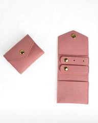 Mini Jewelry Pouch in Multiple Colours (Pink, Beige, Grey, purple, Brown, Light Grey, Rose Pink)