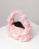 Pink Rose Pattern Elegant Handbag