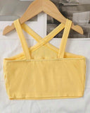 Girls Multi-Layer Tassel Halter Neck Summer Top