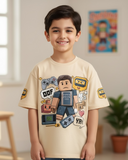 Boys’ Cartoon Game Graphic T-Shirt