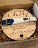 Pregnancy Announcement Creative Display Wooden Board