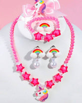 Kids unicorn jewellery set