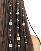 25 Pcs Daisy Hair Rings Set