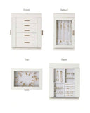 360° Rotating Jewelry Storage Box – Multiple Layer Organizer