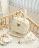 Small Crossbody Embroidery Diaper Bags (Bear and MAMA)