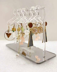 Transparent Acrylic Jhumka Wardrobe / Earrings Display Holder