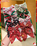 Christmas Bow Hair Clips
