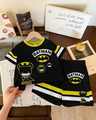 Baby Boy BATMAN T-Shirt & Shorts Summer Outfit
