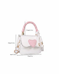 Girls’ Heart-Shaped Mini Crossbody Bag