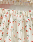 Girls’ 2pc Summer Floral Outfit Set – Camisole Top & Asymmetrical Hem Skirt